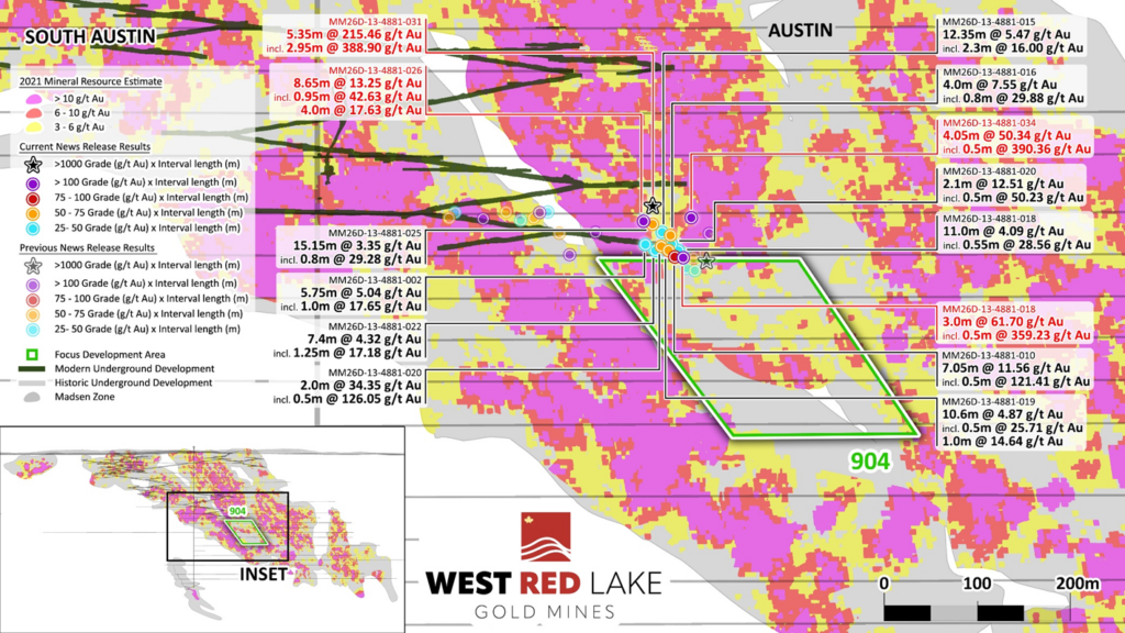 image 1 West Red Lake Gold Adding Confidence to Rowan Mine Resource and Extending Vein Zones